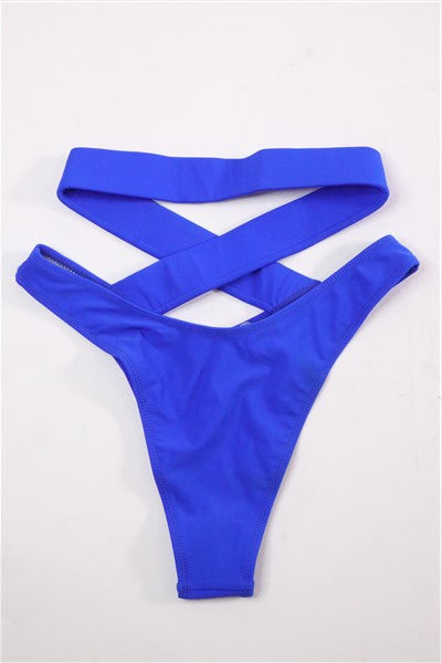 תחתון ביקיני חדש מעוצב בכחול- XS-S, תמונה 3
