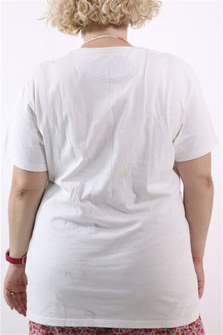 חולצת טי שרט TIMBERLAND בלבן- XL-XXL
