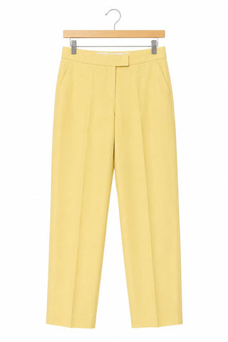 מכנסי סיגר ZARA בצהוב- XS