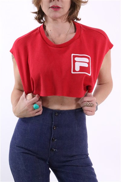 פוטר קרופ  FILA באדום- M-L