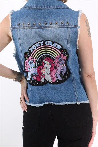 וסט גינס חד קרן- M