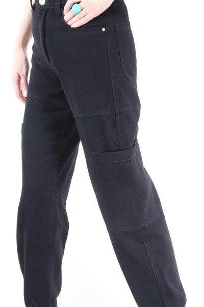 מכנסי גינס דגמ"ח בשחור- XS