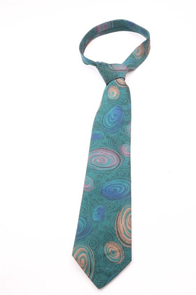עניבה מעוצבת PIERE CARDIN בגווני טורקיז