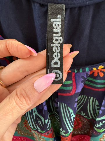 חולצה גופיה DESIGUAL בכחול- XS-M
