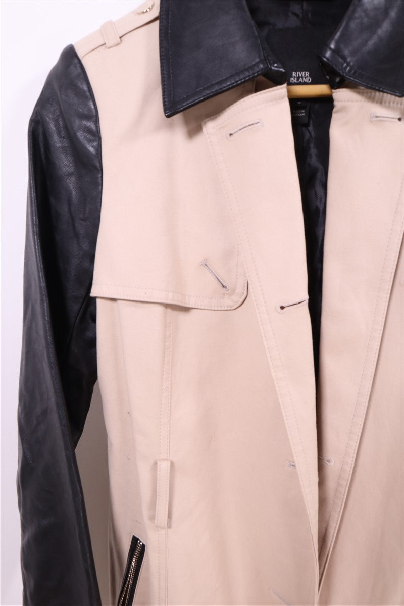 מעיל טרנץ RIVER ISLAND בכאמל-XS-S, תמונה 2
