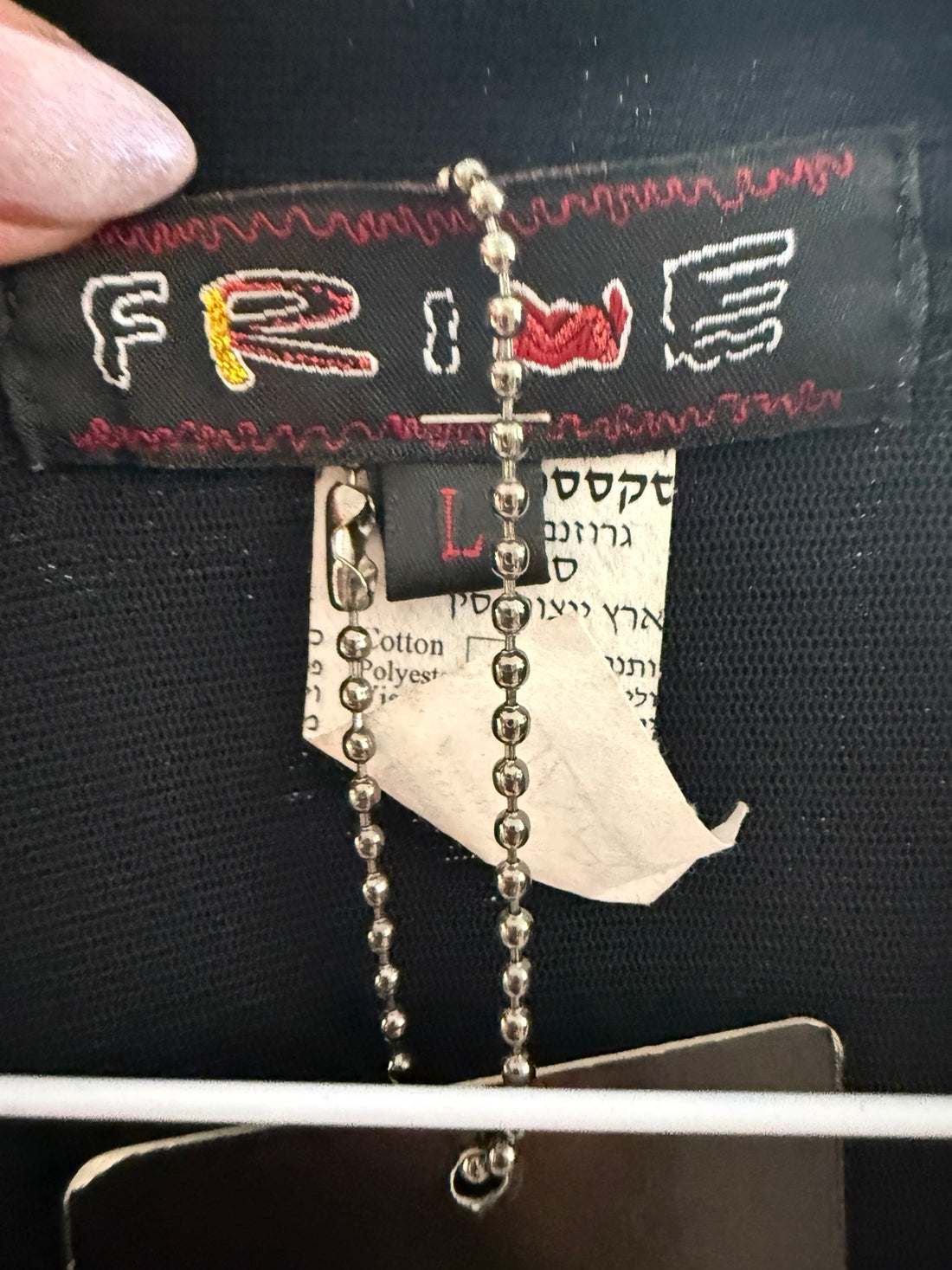 עליונית וינטיג קרופ תחרה בשחור- M-L, תמונה 5