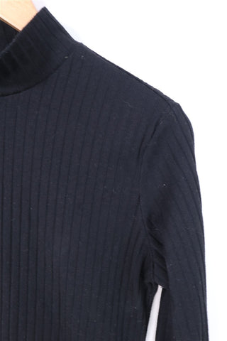 חולצת בייסיק מיני גולף בשחור- M