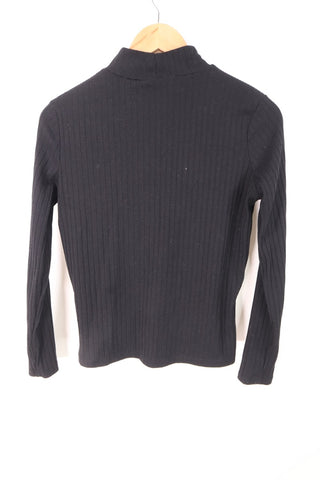 חולצת בייסיק מיני גולף בשחור- M