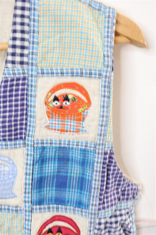 וסט טלאים חדש ומדליק- S-M