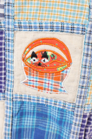 וסט טלאים חדש ומדליק- S-M