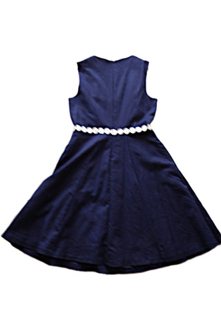 שמלת מעצבים בכחול - M