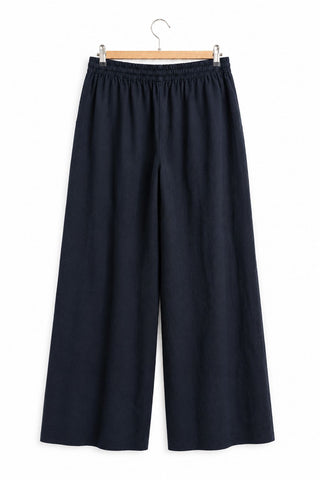 מכנסי בד מתרחבים ZARA בכחול - M-L