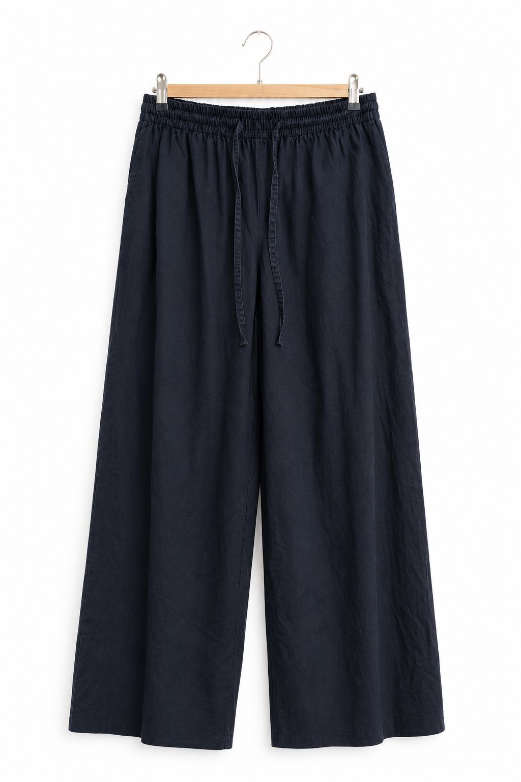 מכנסי בד מתרחבים ZARA בכחול - M-L