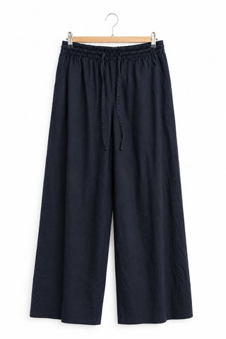 מכנסי בד מתרחבים ZARA בכחול - M-L