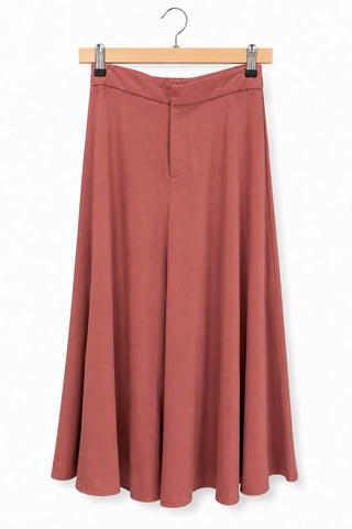 מכנסי חצאית מתרחבים ZARA  בורוד - XS