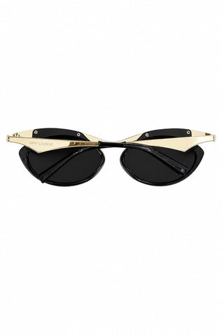 משקפי שמש SAINT LAURENT בשחור וזהב -OS