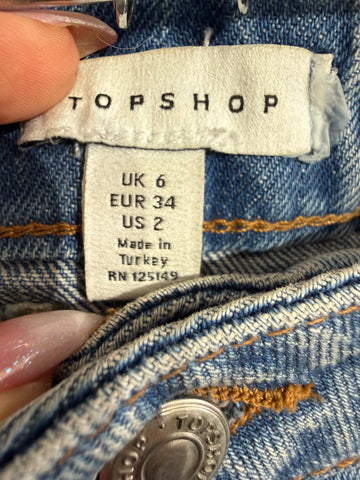 חצאית גינס TOP SHOP בכחול- XS