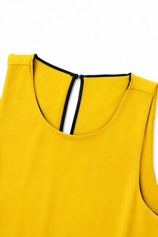 חולצה מעוצבת חדשה ZARA בצהוב - M-L