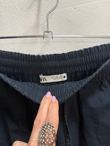 מכנסי בד מתרחבים ZARA בכחול - M-L