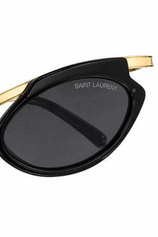 משקפי שמש SAINT LAURENT בשחור וזהב -OS