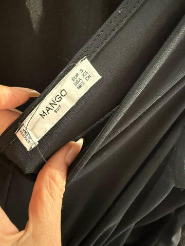 שמלה מתנפנפת MANGO בשחור- S-L