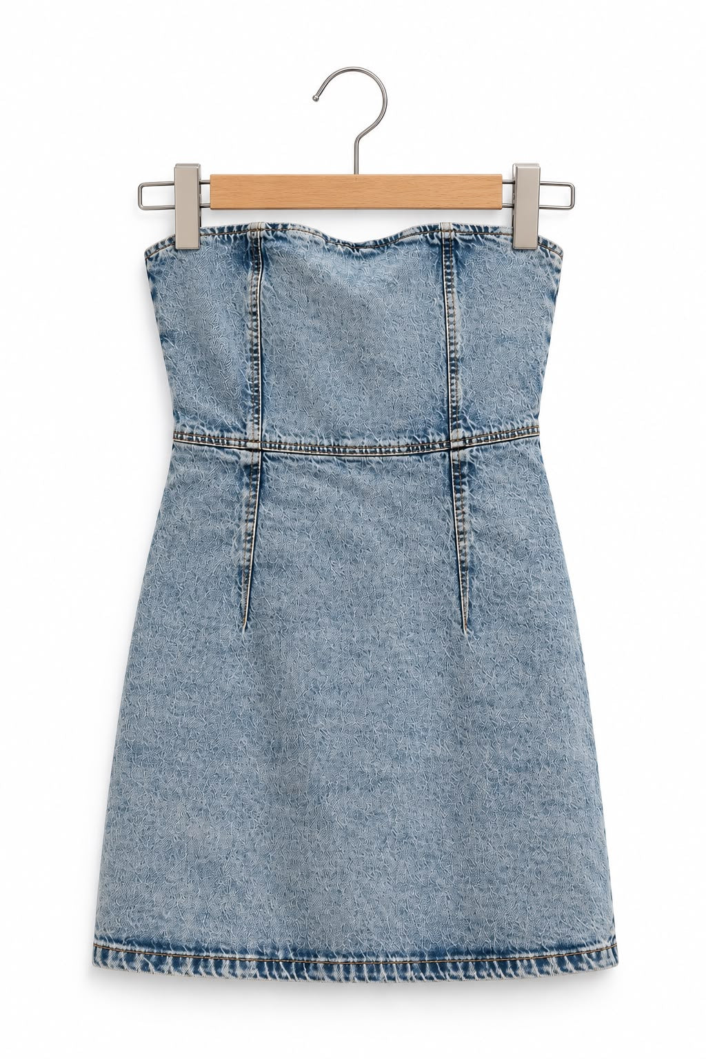 שמלת גינס ZARA וואש בכחול-M-L