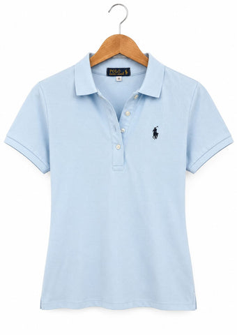 חולצת פולו RALPH LAUREN בתכלת - XS-M