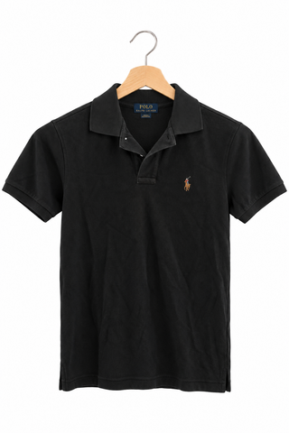 חולצת פולו RALPH LAUREN בשחור - XS-S