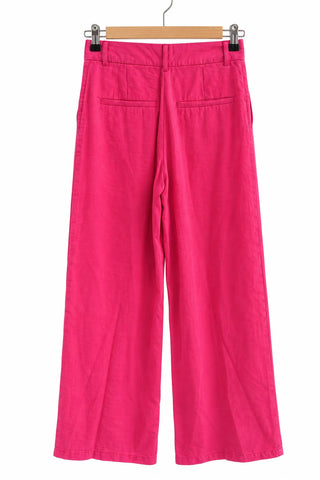 מכנסי בד אלגנטיים ZARA בורוד- XS