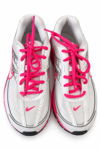 נעל סניקרס NIKE בלבן וורוד - מידה 36.5