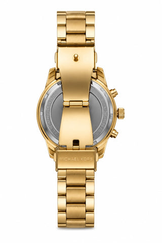 שעון מעוצב MICHAEL KORS בגוון זהב וטורקיז -OS