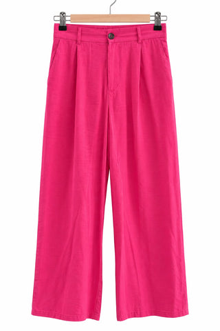 מכנסי בד אלגנטיים ZARA בורוד- XS