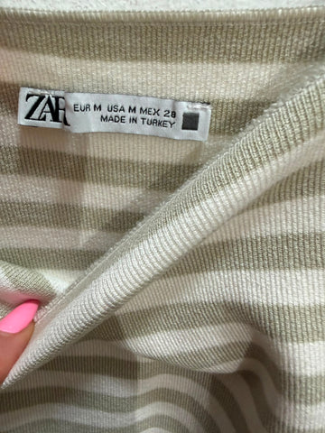 שמלת מיני ZARA פסים- M