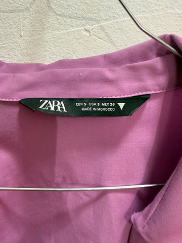 חולצת קרופ ZARA מעוצבת בלילך- S-M