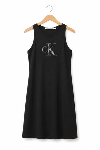 שמלת מיני  CALVIN KLEIN בשחור- XS-S