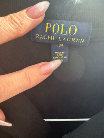 חולצת פולו RALPH LAUREN בשחור - XS-S