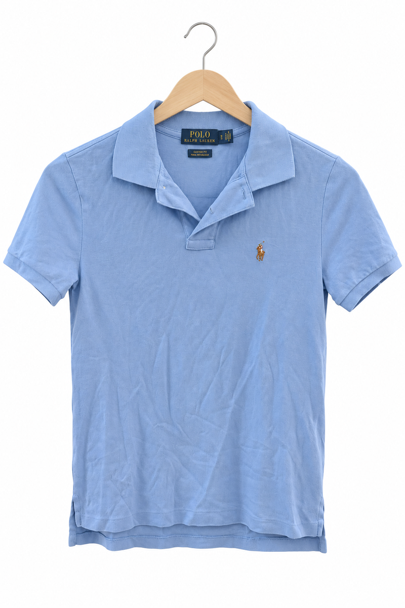 חולצת פולו RALPH LAUREN בתכלת- XS-S