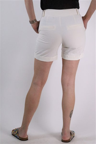 מכנסיים ברמודה MASSIMO DUTTI בלבן- XS, תמונה 3