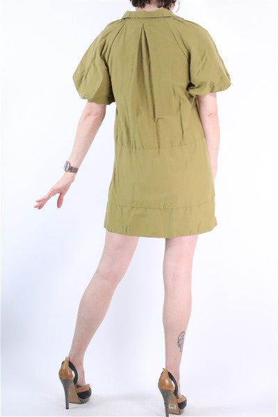 שמלה ZARA בירוק חאקי- XXS-XS, תמונה 3